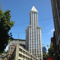 Photo taken at Smith Tower by Kerry M. on 8/16/2013