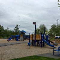 Photo taken at Magnuson Playground by Kerry M. on 4/28/2015