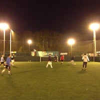 Photo taken at Goals Soccer Centre by Ökkeş Ç. on 11/23/2012