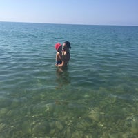 Photo taken at Пляж Гудаута by Dina on 7/17/2016