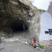 Photo taken at Мемориал погибшим от схода ледника Колка by Sergey S. on 10/1/2021