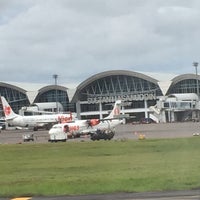 Photo taken at Sultan Hasanuddin International Airport (UPG) by Dina I. on 2/24/2015