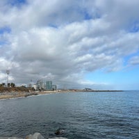 Photo taken at Mar Bella Beach by Oh.kristine on 1/4/2024
