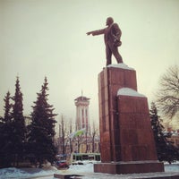 Photo taken at Памятник В.И. Ленину by Maxim B. on 2/19/2013