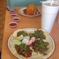 Photo taken at Los Tacos by Samantha G. on 8/8/2014
