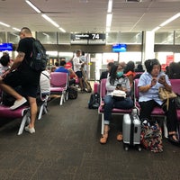 Photo taken at Gate 74 by Fa&#39;iY C. on 8/11/2018