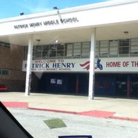 Photo taken at Patrick Henry Middle School by David R. on 5/7/2013