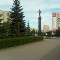 Photo taken at Площадь 50 лет Победы by Глеб Г. on 5/17/2013