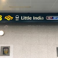 Photo taken at Little India MRT Interchange (NE7/DT12) by C. J. on 9/10/2019