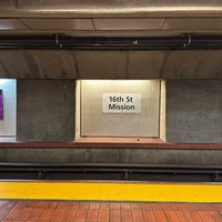 Photo taken at 16th St. Mission BART Station by C. J. on 11/15/2023