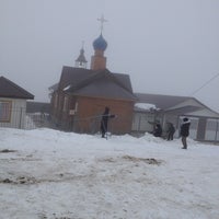 Photo taken at Церковь Иконы Божьей Матери by Anya Z. on 2/3/2013