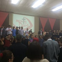 Photo taken at CEAR - Comunidade Evangelica Restauração  - Sede by Thabata Y. on 8/31/2014