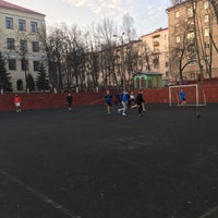 Photo taken at Стадион гимназии № 50 by Андрей К. on 4/9/2019