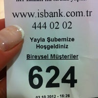Photo taken at Türkiye İş Bankası by Aynur U. on 10/2/2012