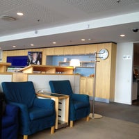 Photo taken at SAS Business/Scandinavian Lounge by Manuel H. on 5/14/2013