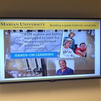 Photo taken at Marian University - Adult Programs by Joe L. on 1/22/2014