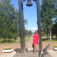 Photo taken at Монумент «Колокол мира» by Anna F. on 7/16/2014