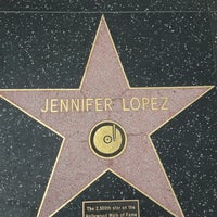 Photo taken at Jennifer Lopez&amp;#39;s Star, Hollywood Walk of Fame by Veronika V. on 5/10/2017