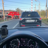 Photo taken at Железнодорожный переезд (29 км.) by Lana003🚘 on 8/7/2019