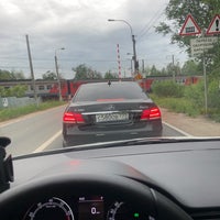 Photo taken at Железнодорожный переезд (29 км.) by Lana003🚘 on 6/27/2019
