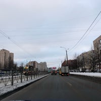 Photo taken at Остановка «просп. Просвещения / просп. Художников» by Lana003🚘 on 1/11/2018