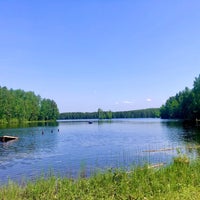 Photo taken at Большое озеро by Lana003🚘 on 6/9/2020