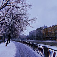 Photo taken at Karpovka River by Alexander S. on 1/18/2021