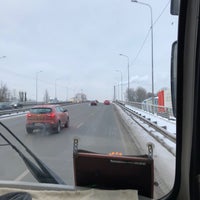 Photo taken at Коломяжский путепровод by Alexander S. on 12/21/2018