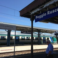 Photo taken at Stazione Poggio Rusco by Luca R. on 7/30/2013
