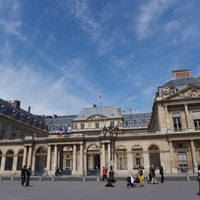 Photo taken at Place du Palais Royal by Mike on 5/7/2013