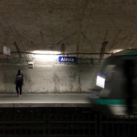 Photo taken at Métro Alésia [4] by Mike on 7/20/2016