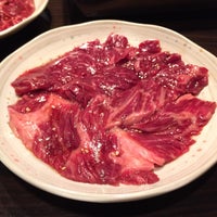 Photo taken at ホルモン焼肉 門 by torikasyu on 1/30/2015