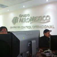 Photo taken at Centro de Control Operacional Grupo Aeromexico by Alejandro C. on 8/2/2013