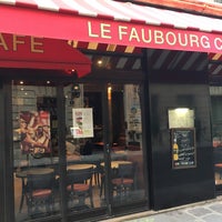 Photo taken at Le Faubourg Café by Bernard C. on 2/3/2017