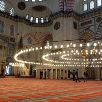 Photo taken at Süleymaniye Mosque by Nedim T. on 4/21/2013