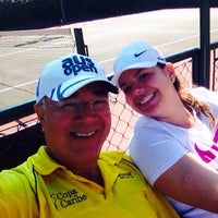 Photo taken at Fitpel Tennis Club by Carol O. on 12/17/2014