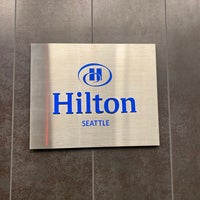 Photo taken at Hilton Seattle by Mark C. on 6/11/2020