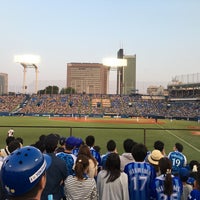 Photo taken at Meiji Jingu Stadium by ikepanda on 5/22/2016