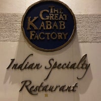 Photo taken at The Great Kabab Factory by Ali A. on 3/29/2018