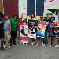 Photo taken at Parada gay madureira by Max S. on 10/27/2013