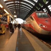 Photo taken at Milano Centrale Railway Station by Courtney C. on 5/10/2013