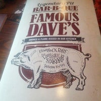 Photo taken at Famous Dave&amp;#39;s by Victoria D. on 5/1/2013