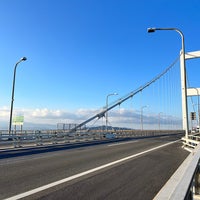 Photo taken at 来島海峡第二大橋 by Jasper on 12/28/2022