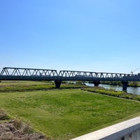 Photo taken at Nagareyamabashi Bridge by Jasper on 4/9/2023