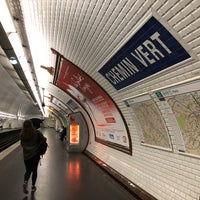 Photo taken at Métro Chemin Vert [8] by Hugh W. on 10/15/2019