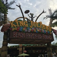 Photo taken at King Julien&amp;#39;s Beach Party-Go-Round by Hugh W. on 1/17/2016