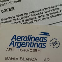 Photo taken at Check-in Aerolíneas Argentinas by Andres Mariano E. on 2/3/2017