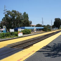 Photo taken at Broadway Caltrain Station by Masaru Y. on 7/20/2013