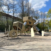 Photo taken at Spielplatz Einsteinpark by Elizabeth S. on 4/23/2022