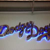 Photo taken at Dodger Dog Store by Eric P. on 8/12/2013